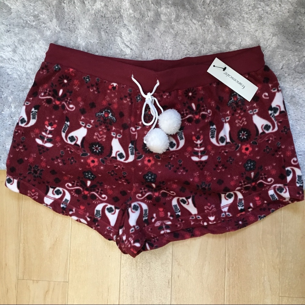 Francesca’s Pajama Shorts NWT